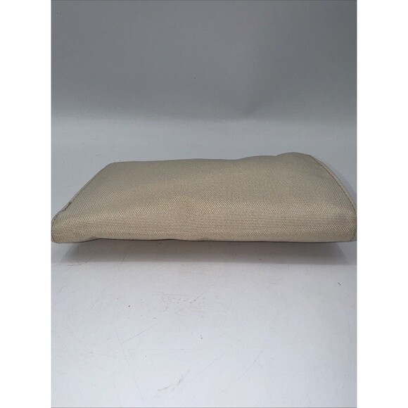 Brand New Christian Dior Small Beige Logo Makeup Beauty Bag 8x5.7 - Picture 4 of 7